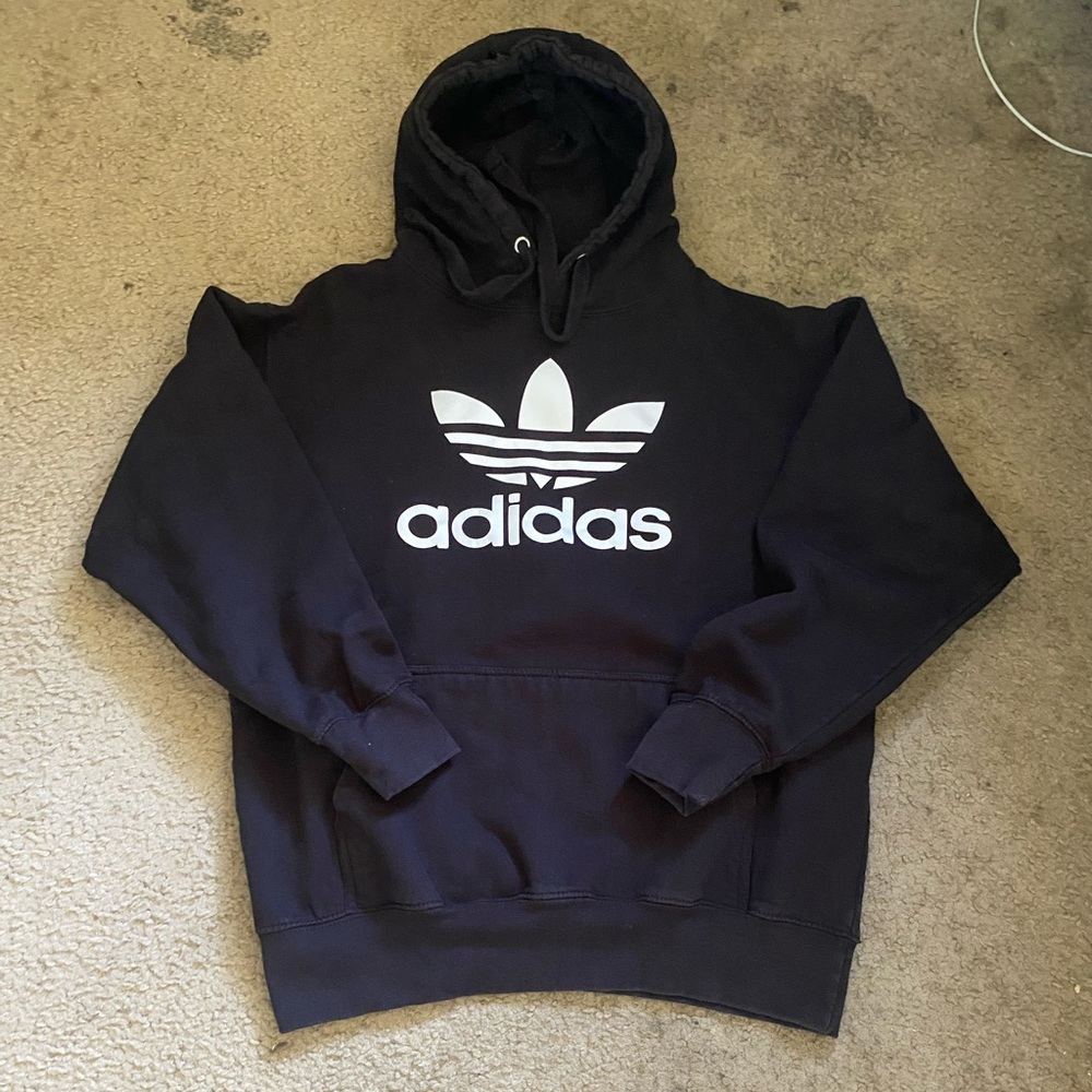 Adidas hoodie black